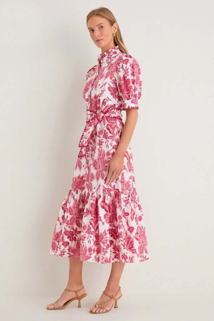 Hibiscus Floral Whipstitch Felicity Maxi Dress sold by Hyacinth House product image thumbnail 4