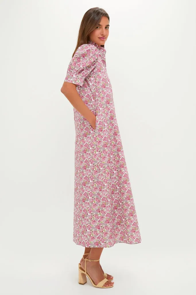Pink & Sage Ditsy Floral Louisa Maxi Dress sold by Hyacinth House product image thumbnail 5