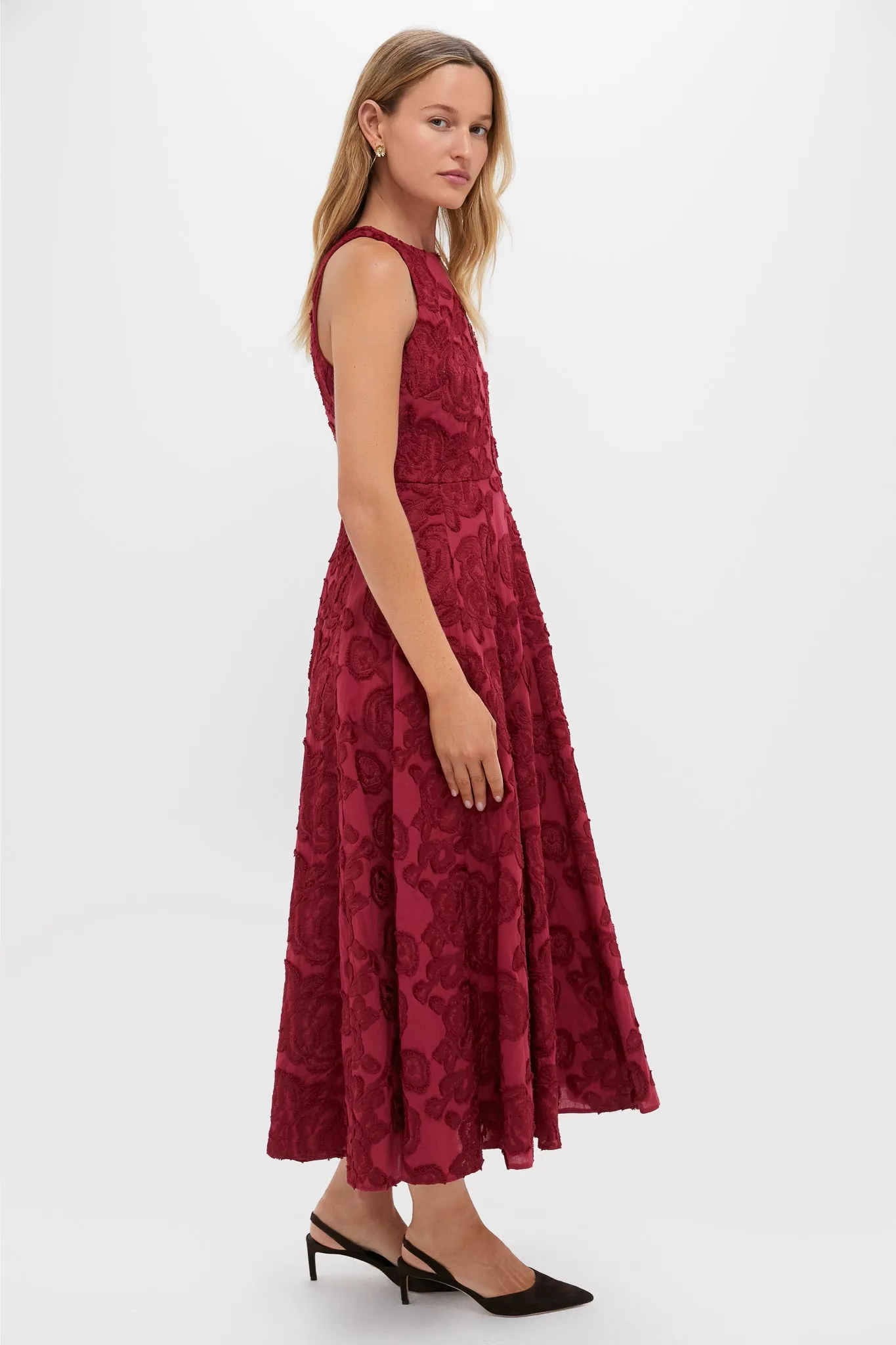 Ruby Textured Floral Melina Maxi Dress sold by Hyacinth House product image thumbnail 4
