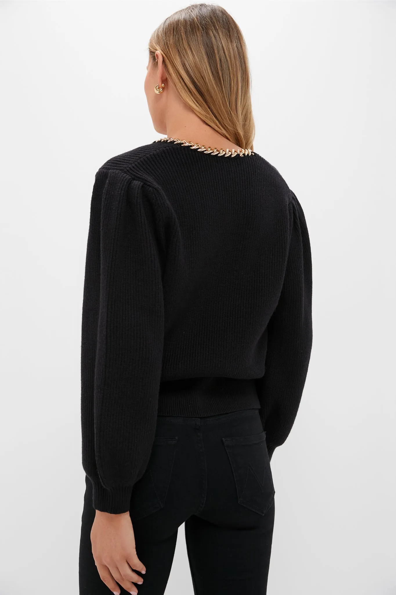 Black & Gold Chain Blythe Sweater sold by Hyacinth House product image thumbnail 4