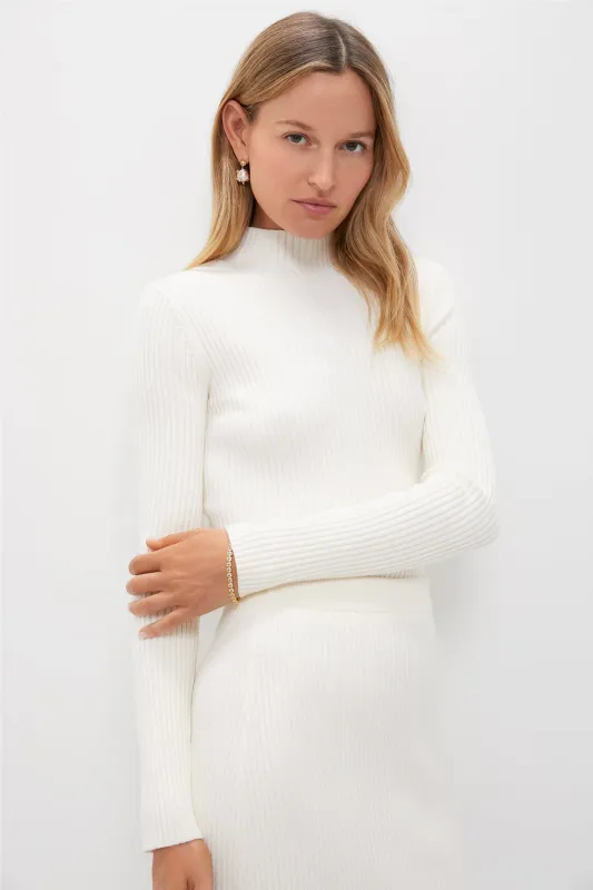 Cream Knit Kori Top made by Hyacinth House