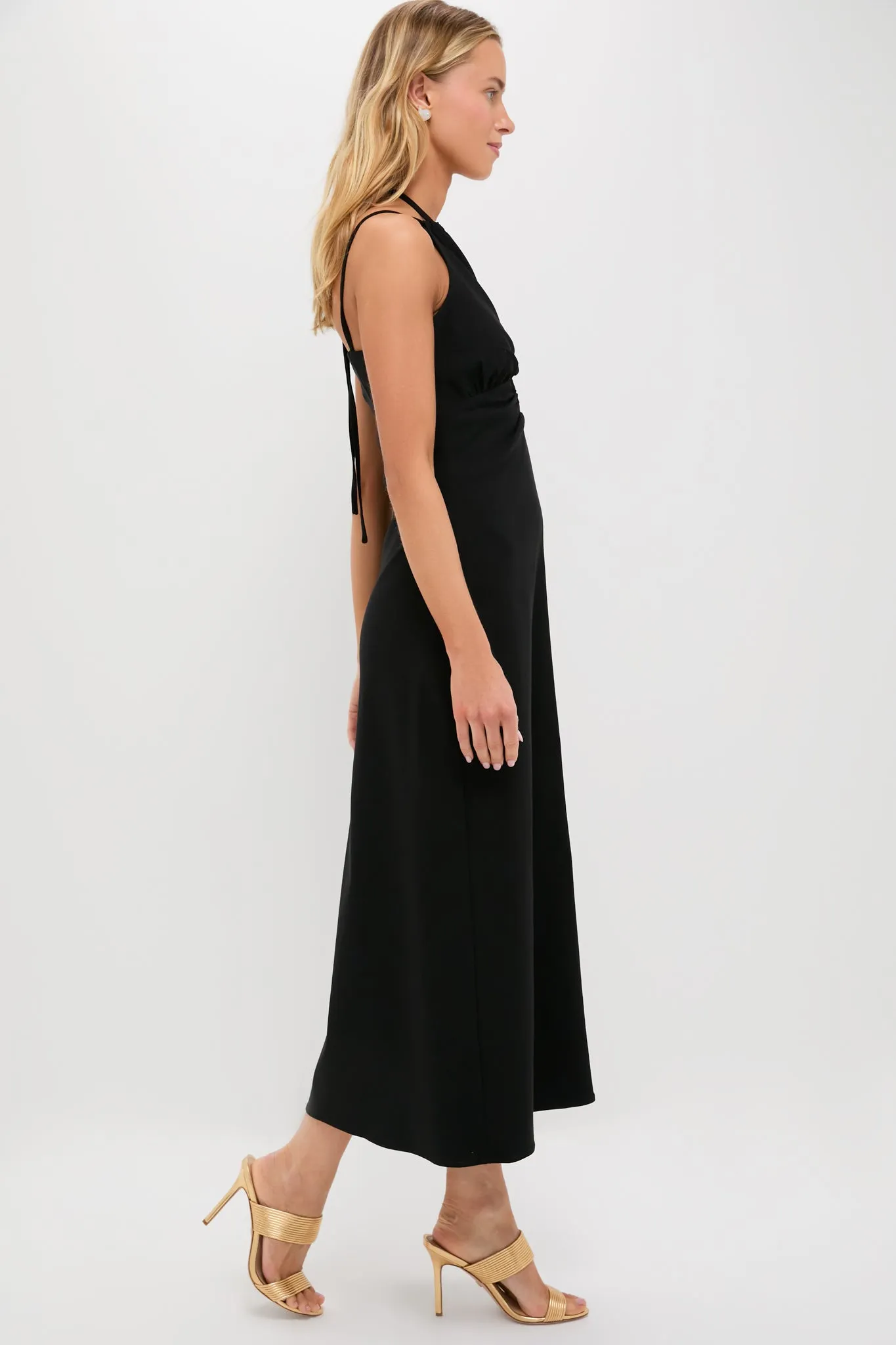 Black Seashell Dionis Midi Dress sold by Hyacinth House product image thumbnail 4