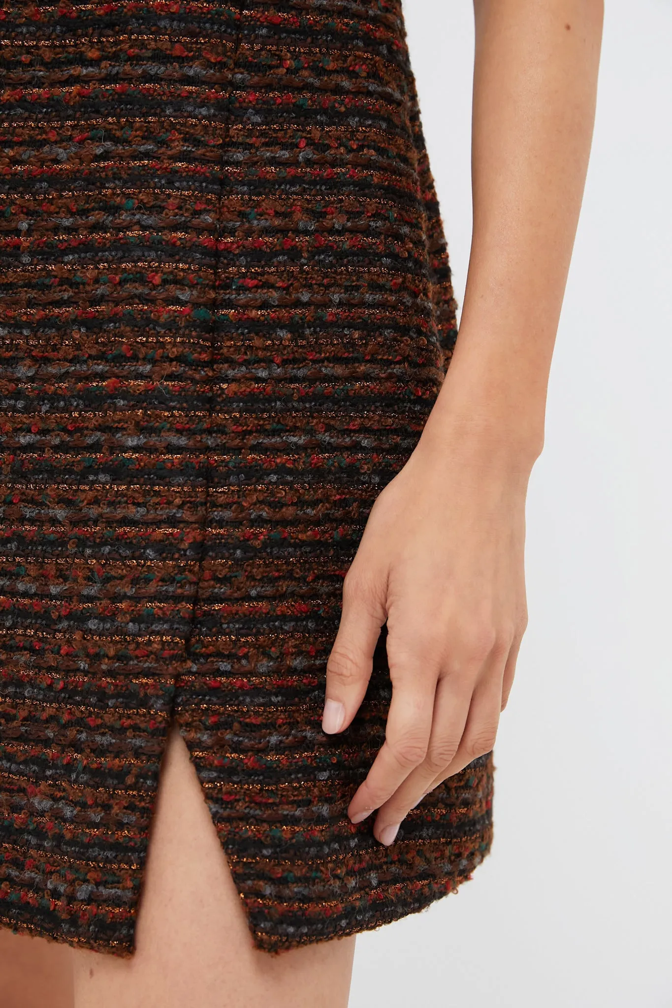Black Multi Shimmer Tweed Mae Mini Dress sold by Hyacinth House product image thumbnail 2