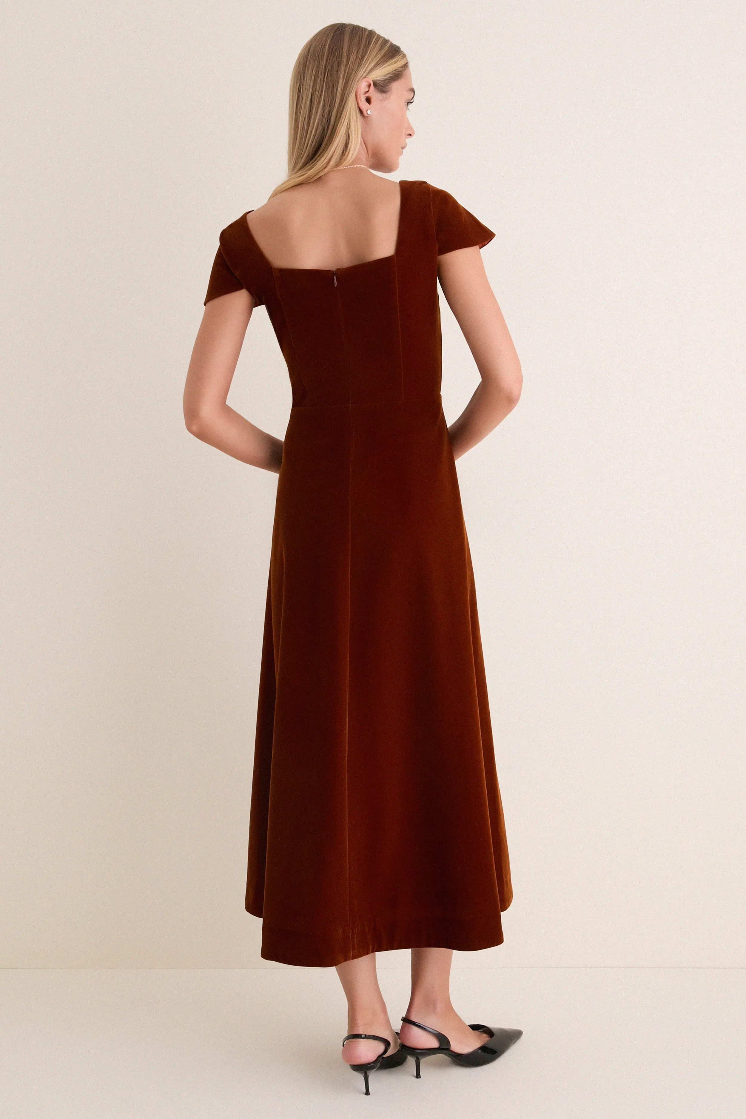 Copper Velvet Linnea Maxi Dress sold by Hyacinth House product image thumbnail 5