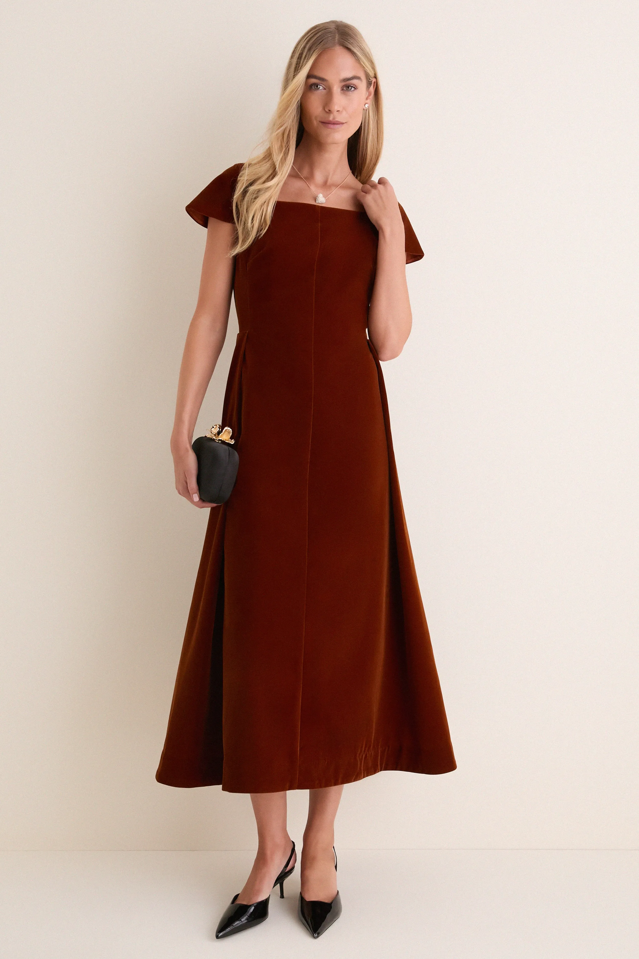 Copper Velvet Linnea Maxi Dress sold by Hyacinth House product image thumbnail 3