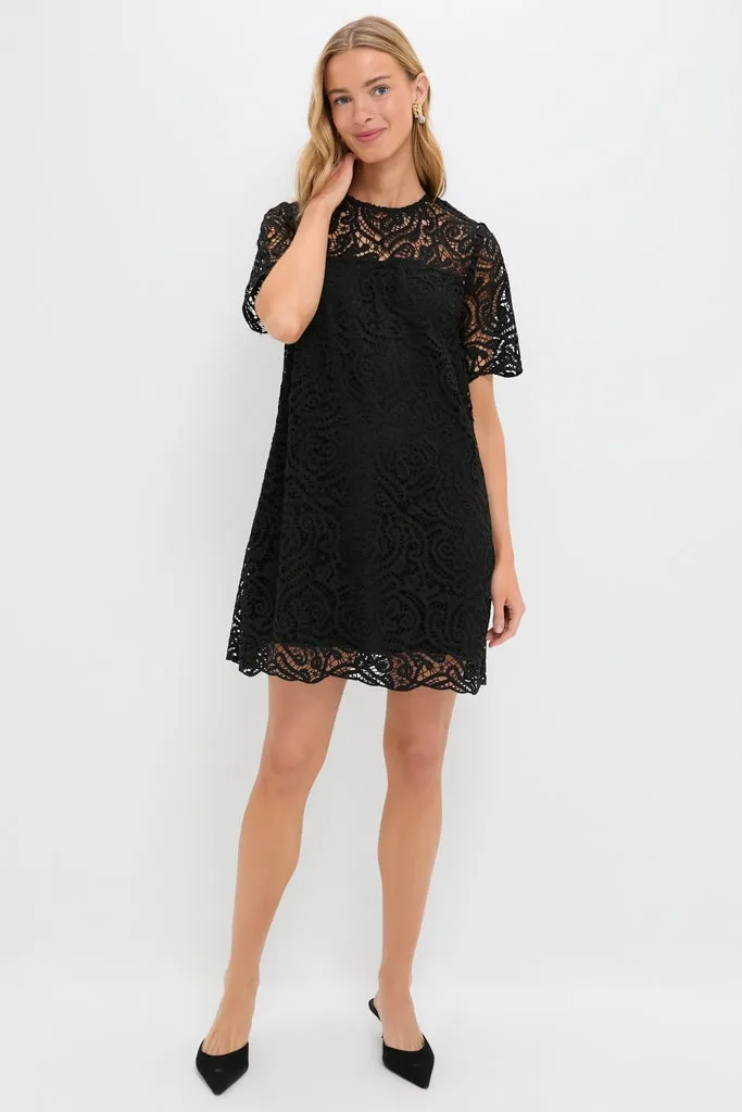 Black Lace Lucinda Dress sold by Pomander Place product image thumbnail 3