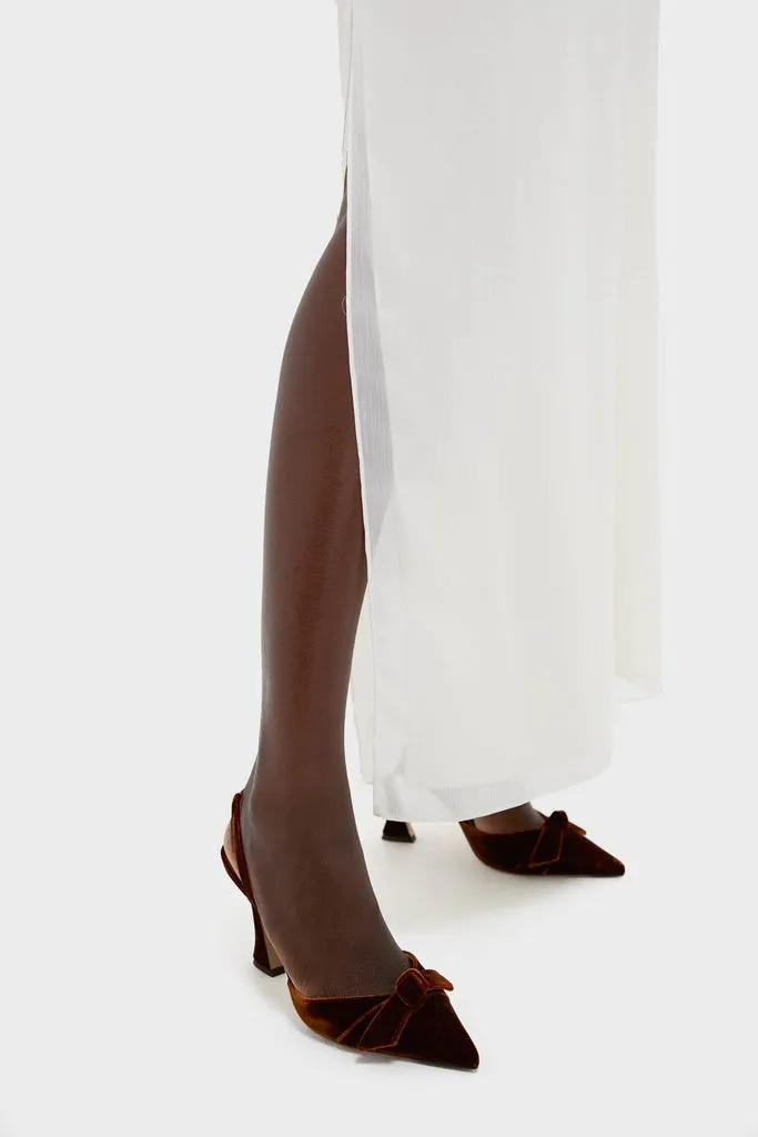 Ivory Soleil Gown sold by Pomander Place product image thumbnail 5