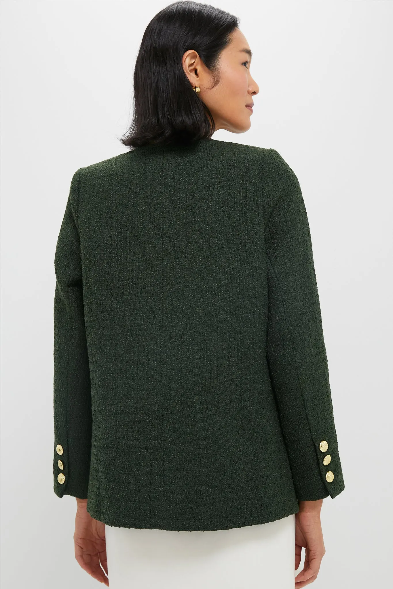 Olive Tweed Jennings Jacket sold by Pomander Place product image thumbnail 4