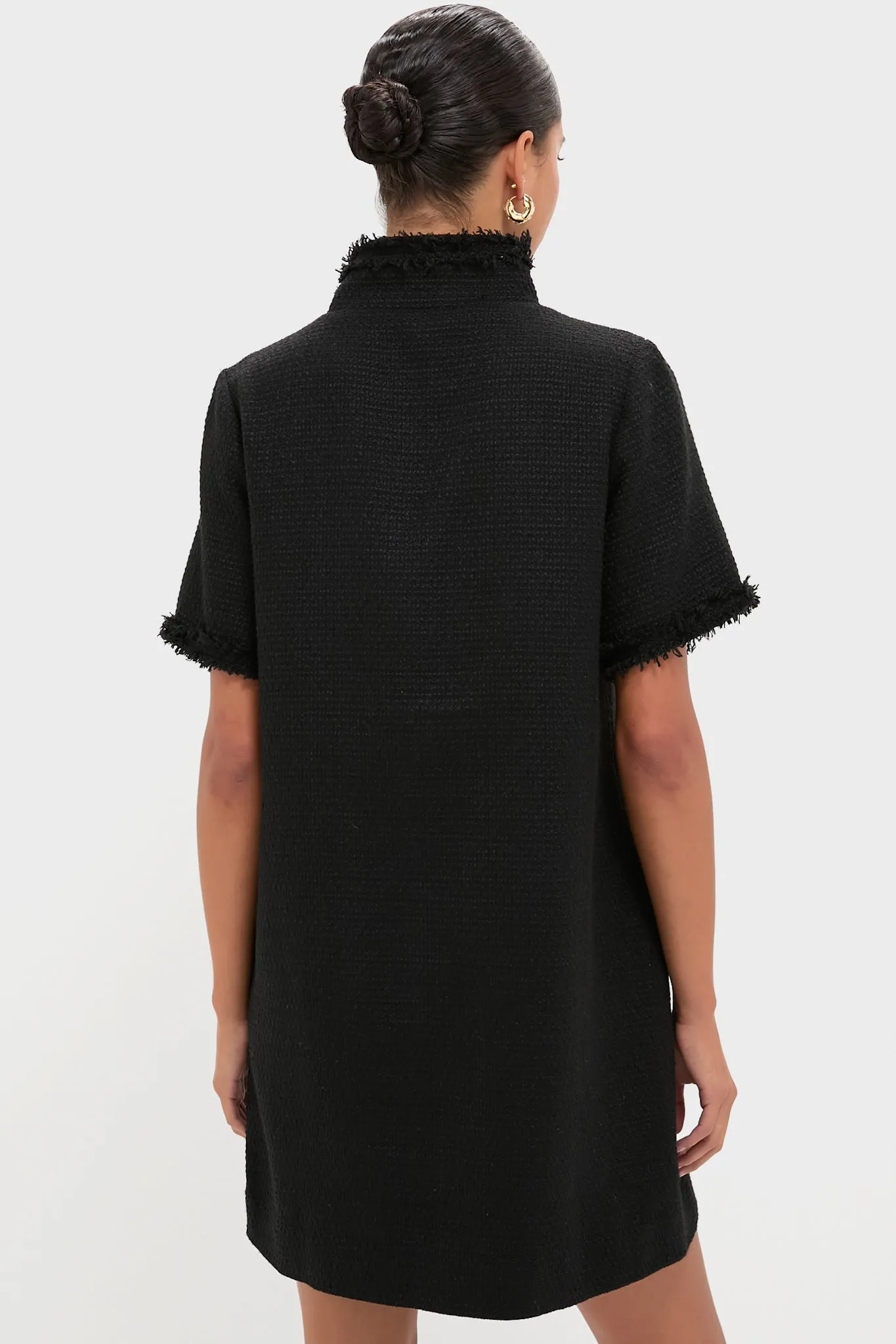 Black Tweed Ophelia Dress sold by Pomander Place product image thumbnail 4