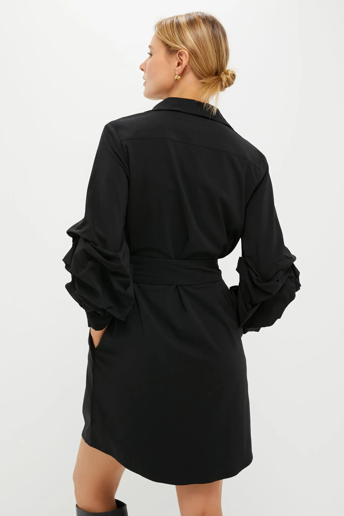 Black Alessia Mini Dress sold by Pomander Place product image thumbnail 5