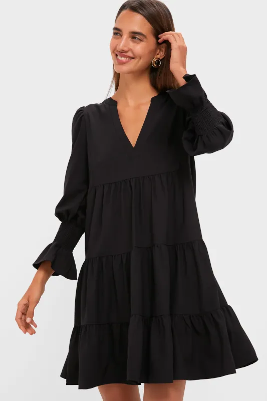 Black Crepe Kenzo Dress made by Pomander Place