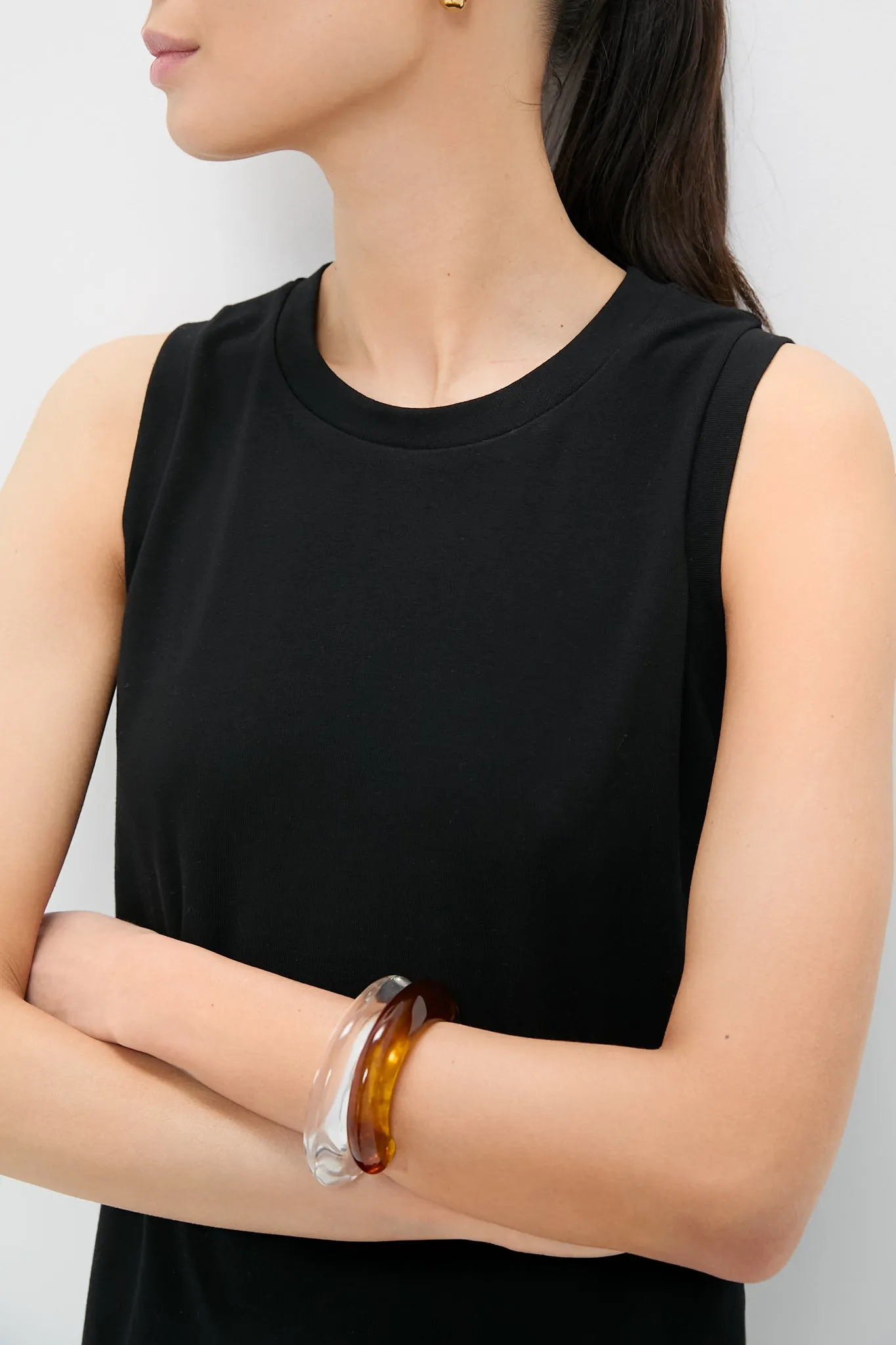 Black Sleeveless Gio Maxi Dress sold by Pomander Place product image thumbnail 5
