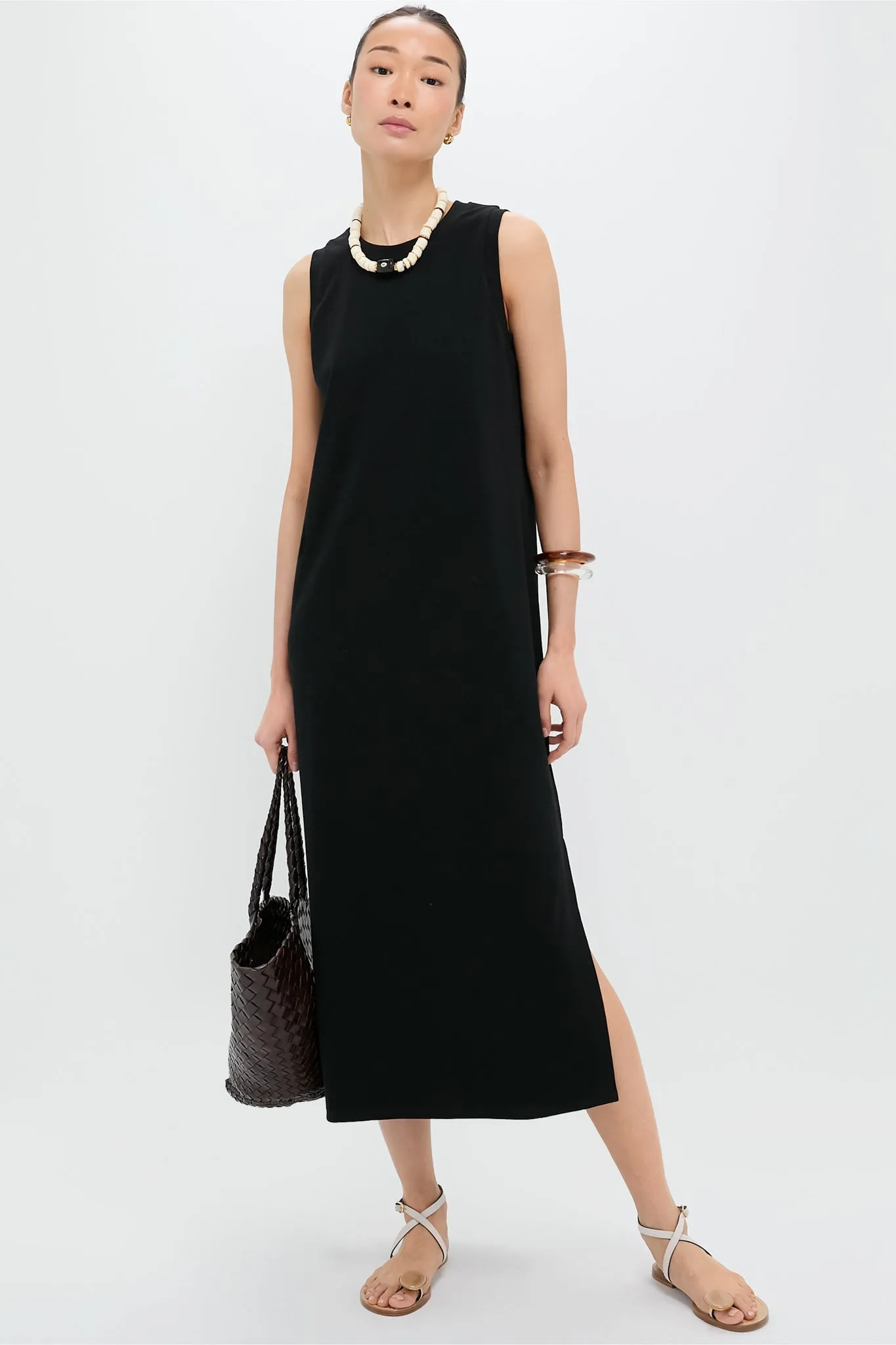 Black Sleeveless Gio Maxi Dress sold by Pomander Place product image thumbnail 2