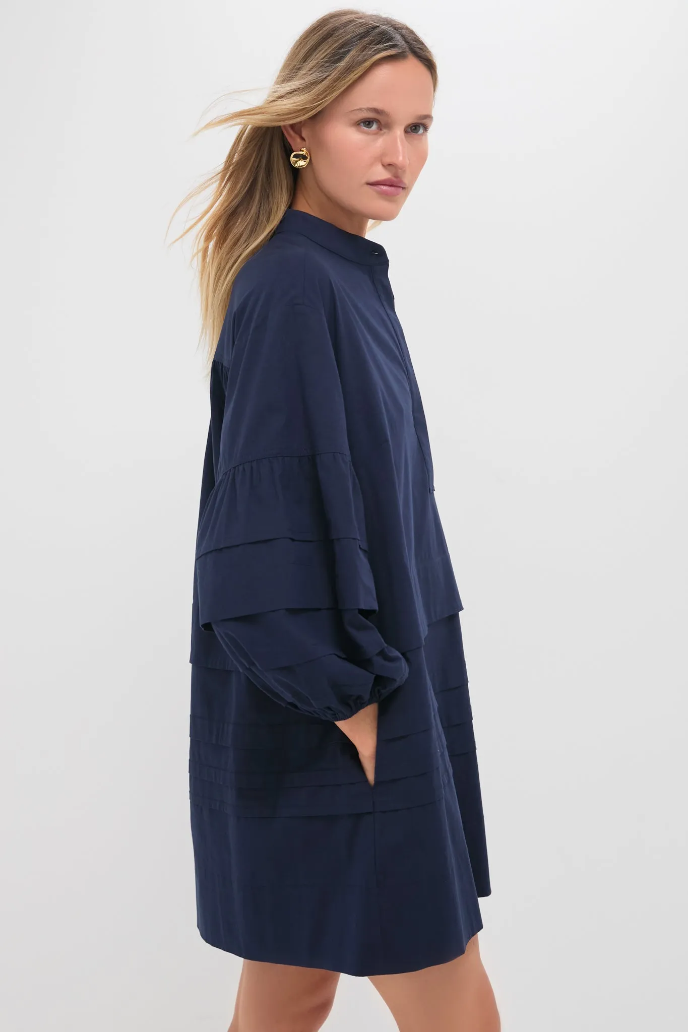 Navy Chelsea Dress sold by Pomander Place product image thumbnail 3
