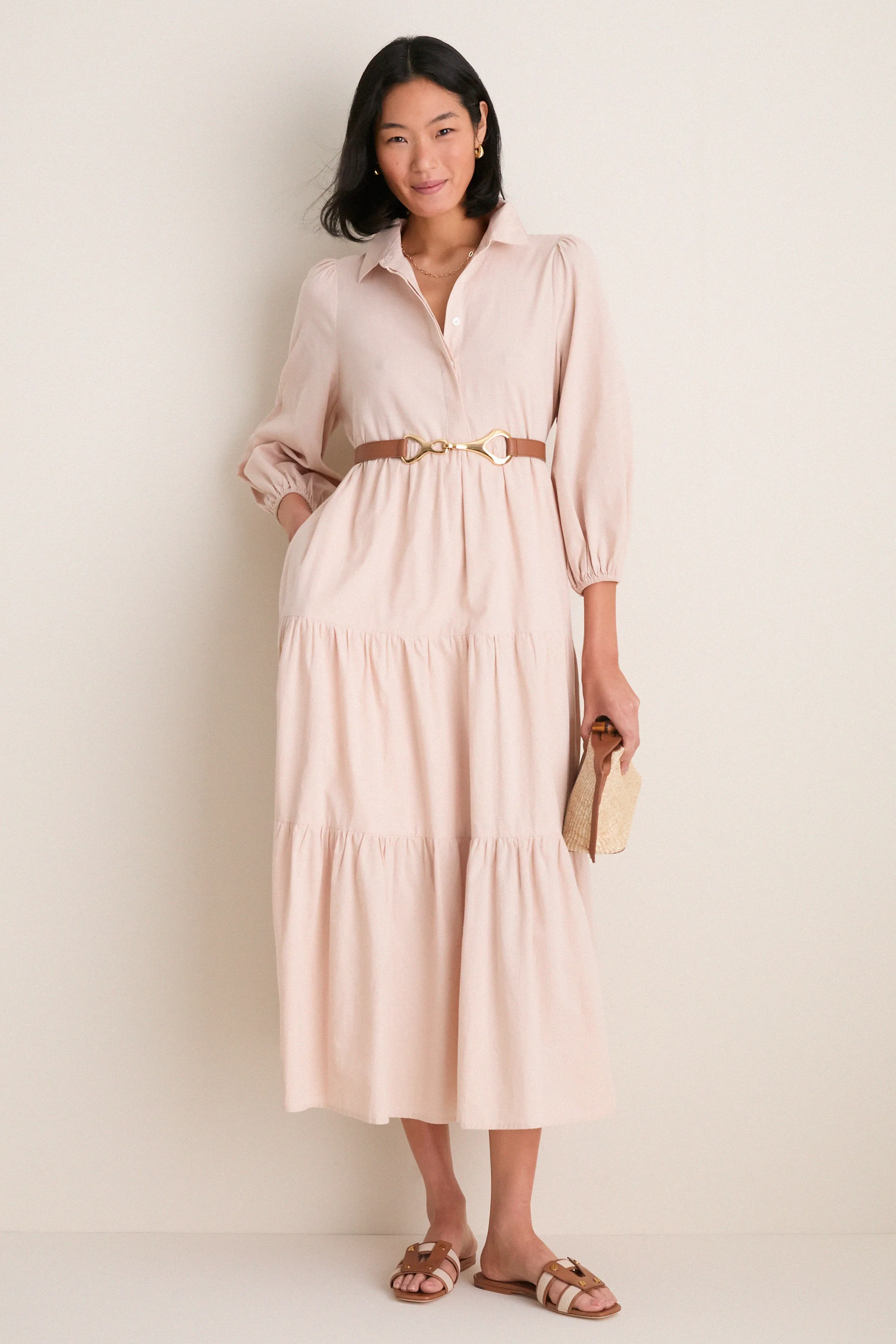 Sandstone Cotton Mabel Maxi Dress sold by Pomander Place product image thumbnail 2