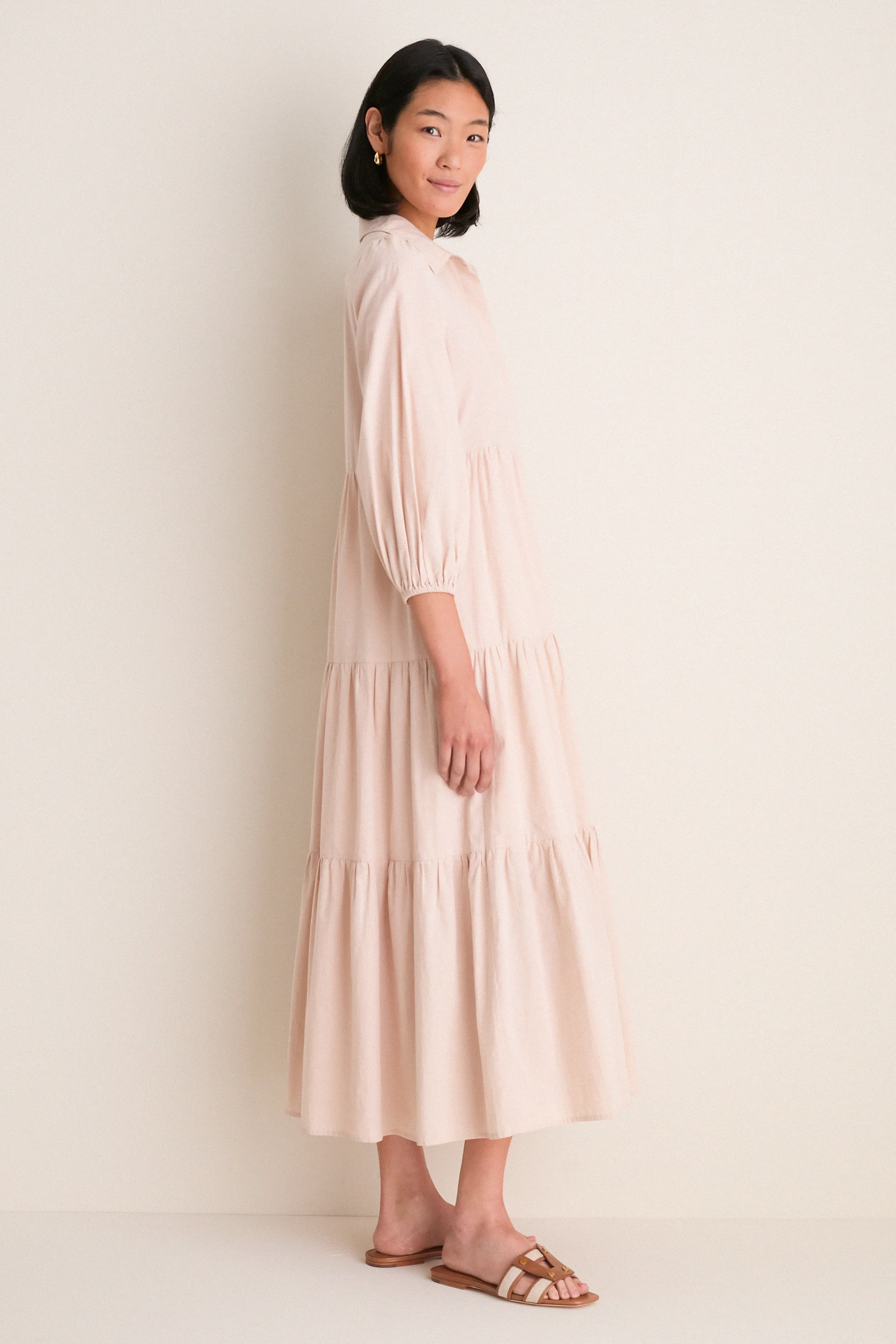 Sandstone Cotton Mabel Maxi Dress sold by Pomander Place product image thumbnail 3
