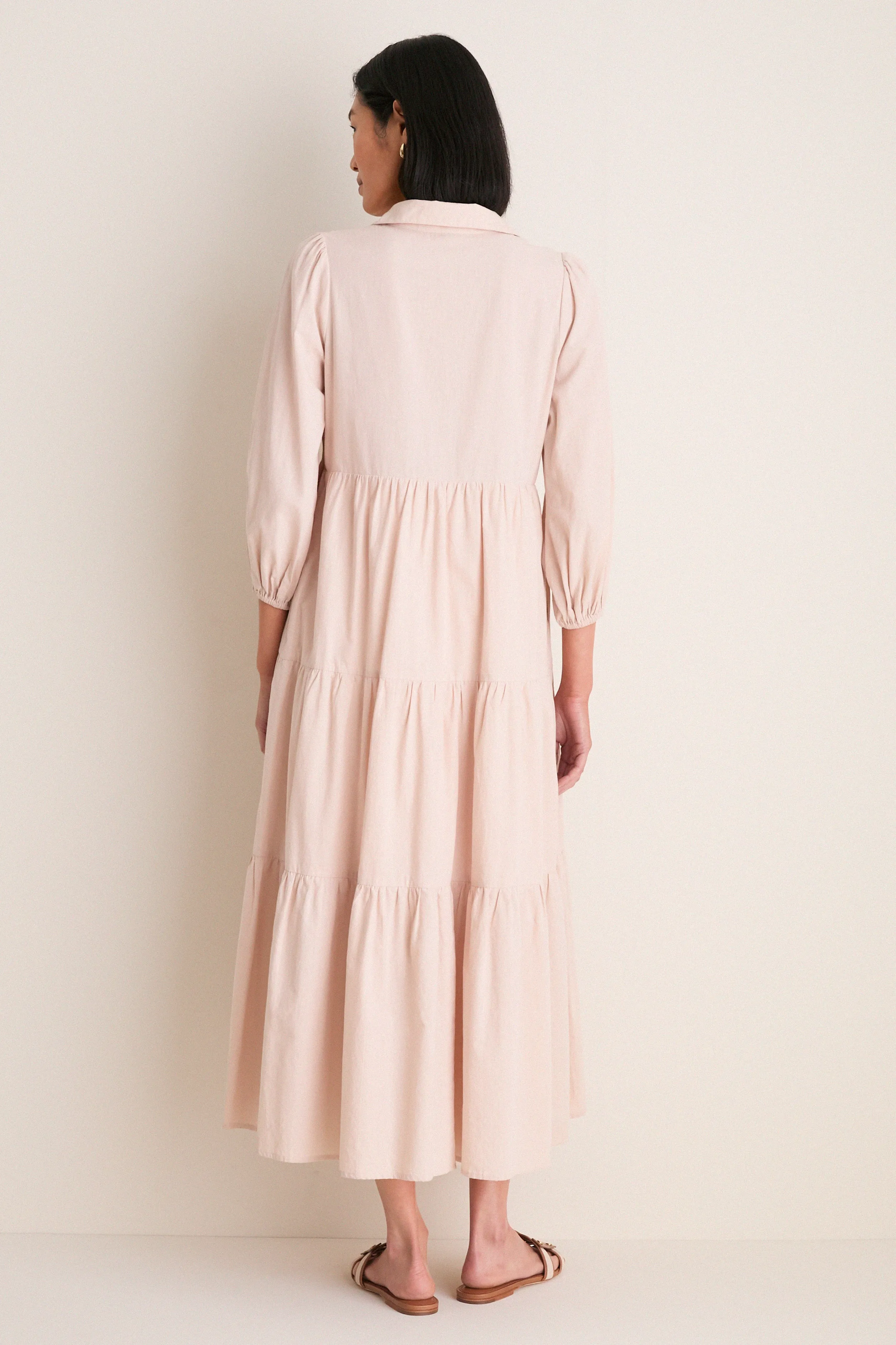 Sandstone Cotton Mabel Maxi Dress sold by Pomander Place product image thumbnail 4