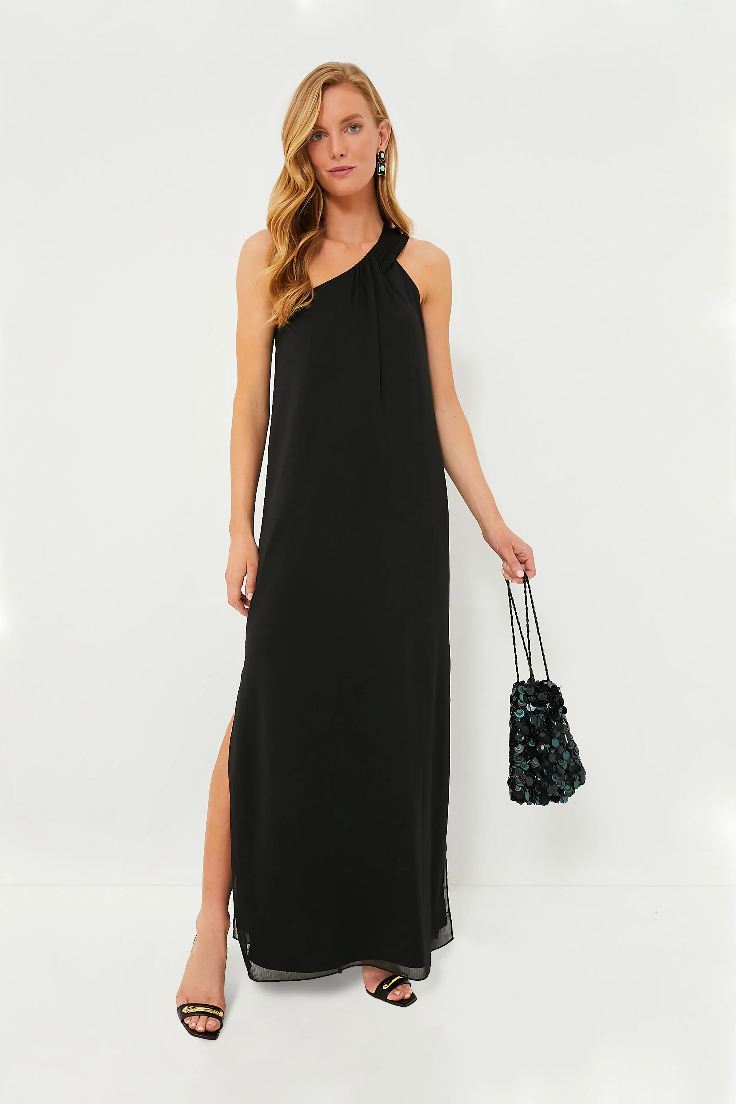 Black Soleil Gown sold by Pomander Place product image thumbnail 2