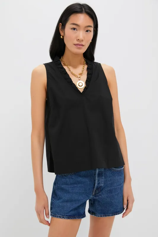 Black Veronica Top made by Pomander Place
