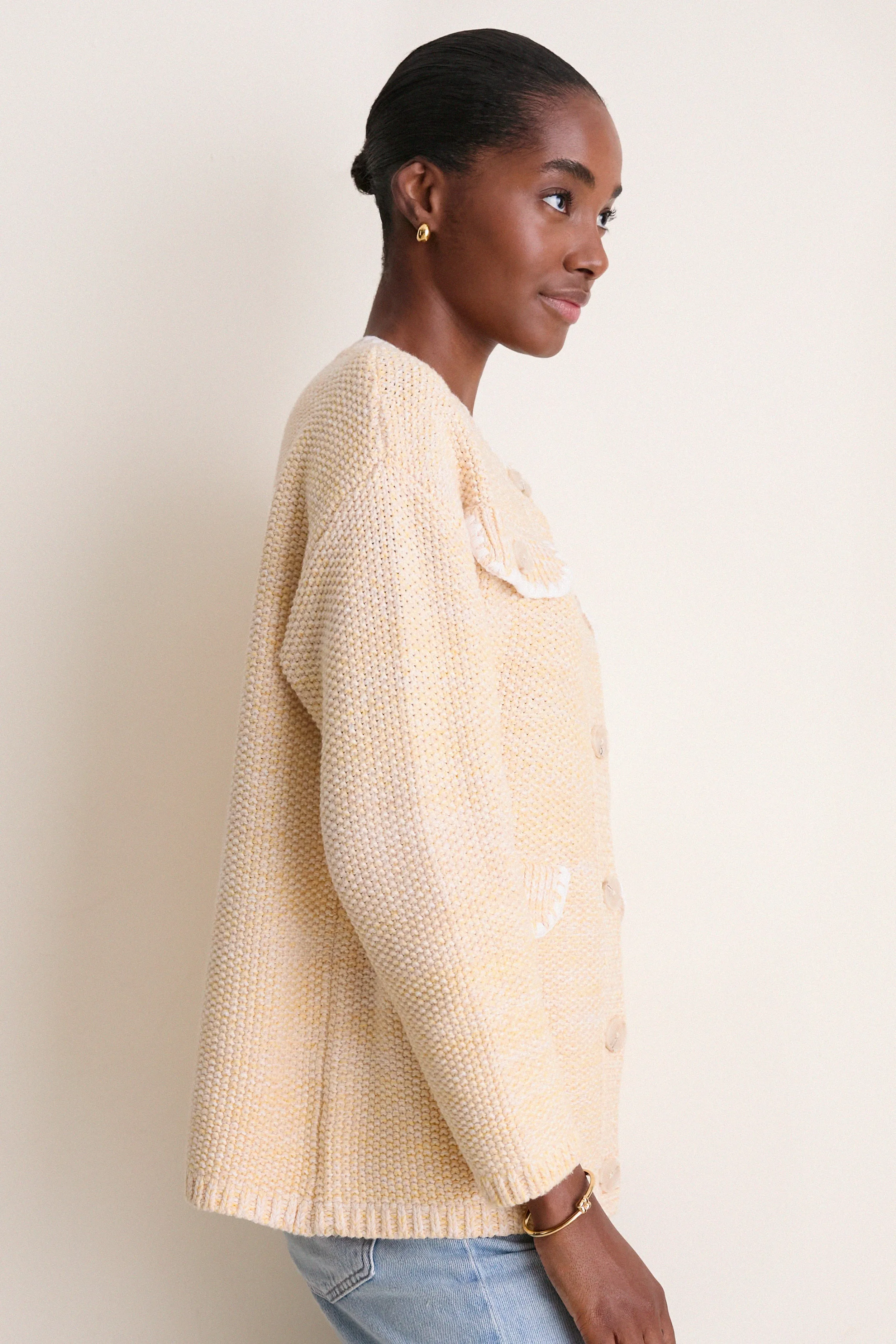 Chamomile Knit Logan Cardigan sold by Pomander Place product image thumbnail 4