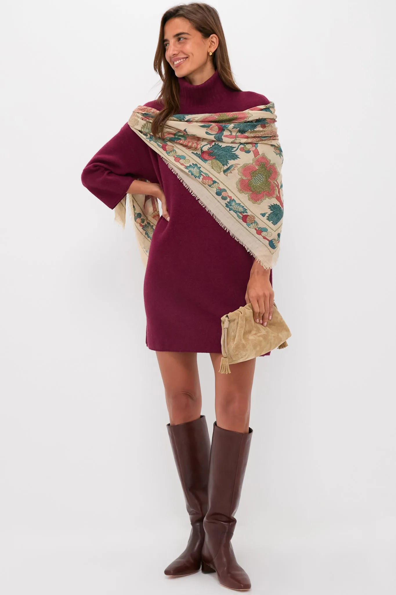 Cranberry Vivianne Dress sold by Pomander Place product image thumbnail 2