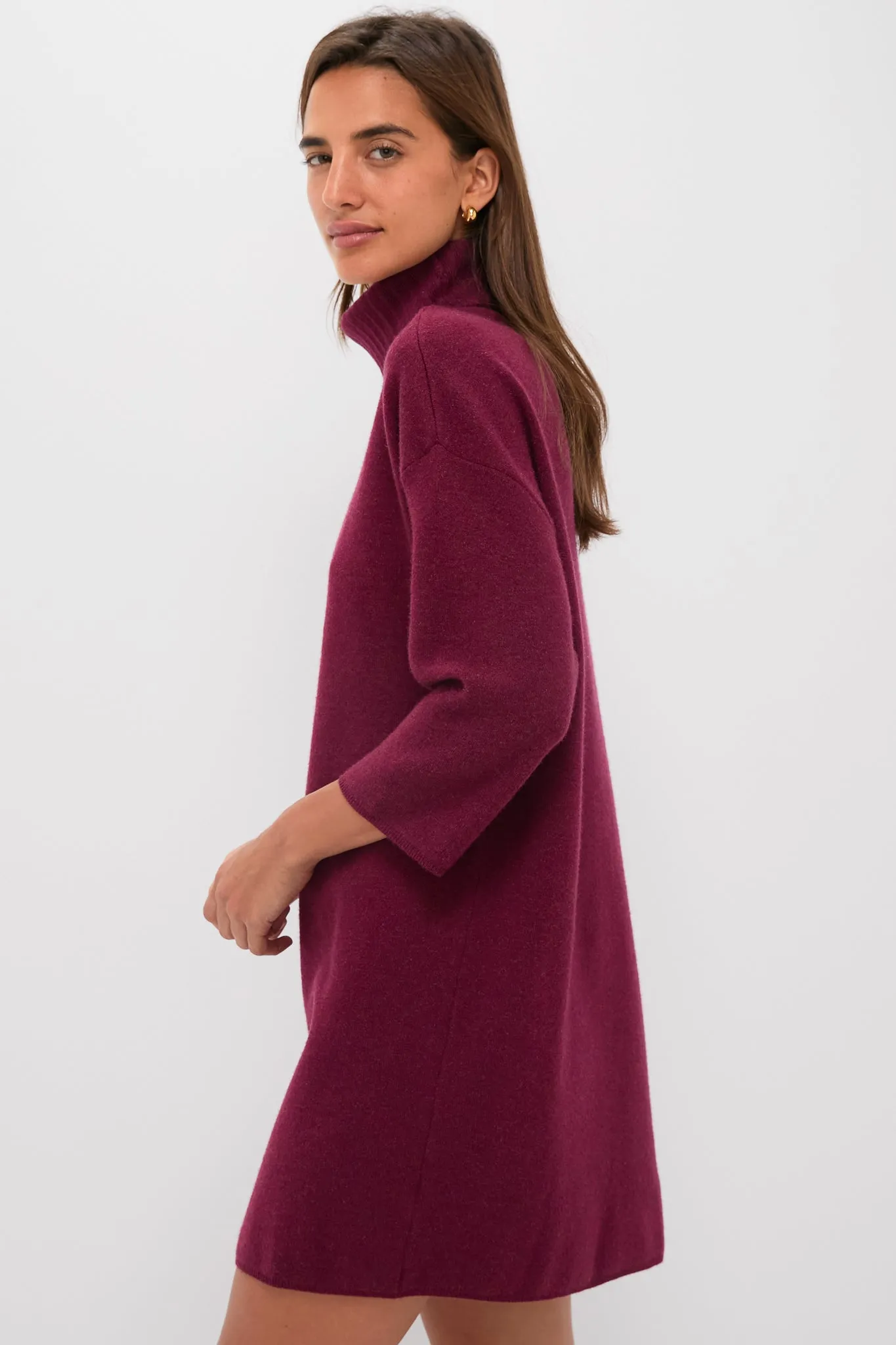 Cranberry Vivianne Dress sold by Pomander Place product image thumbnail 3