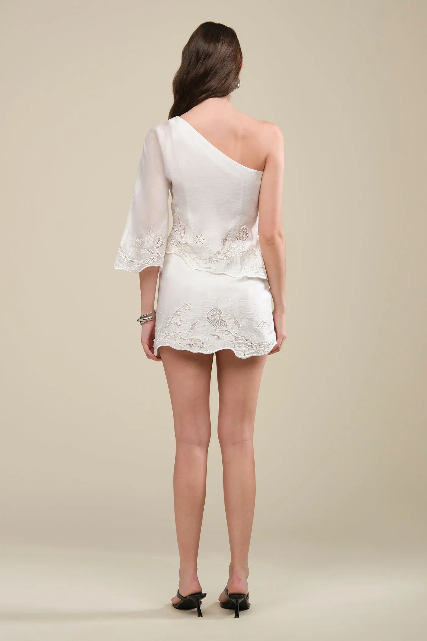 Ottile Embroidered Skirt sold by AMUR product image thumbnail 4