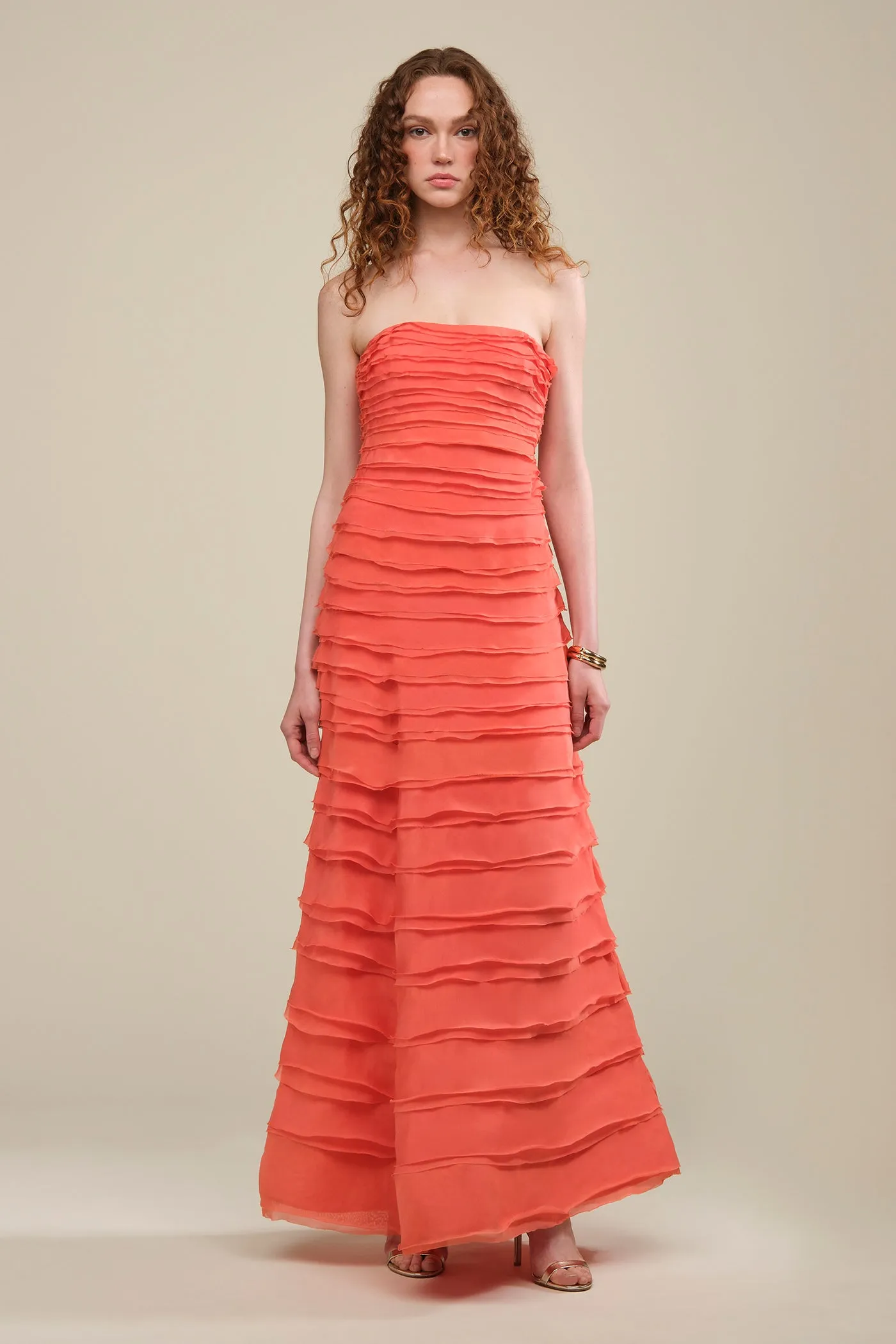 Pepper Layered Gown sold by AMUR