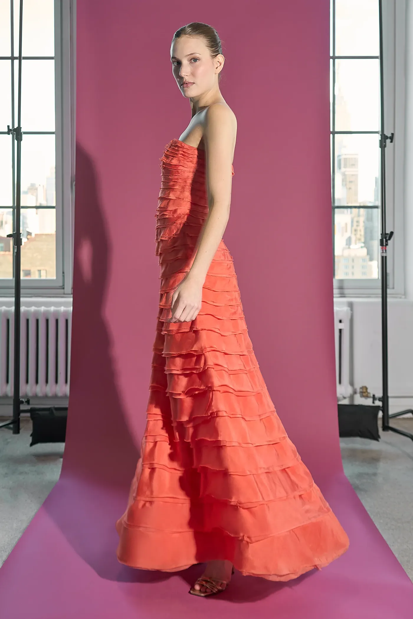 Pepper Layered Gown sold by AMUR product image thumbnail 2