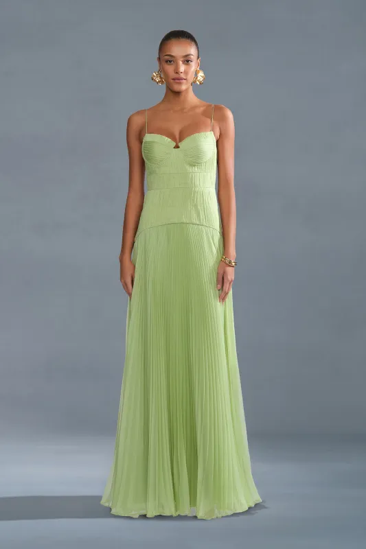 Saylor Pleated Gown made by AMUR