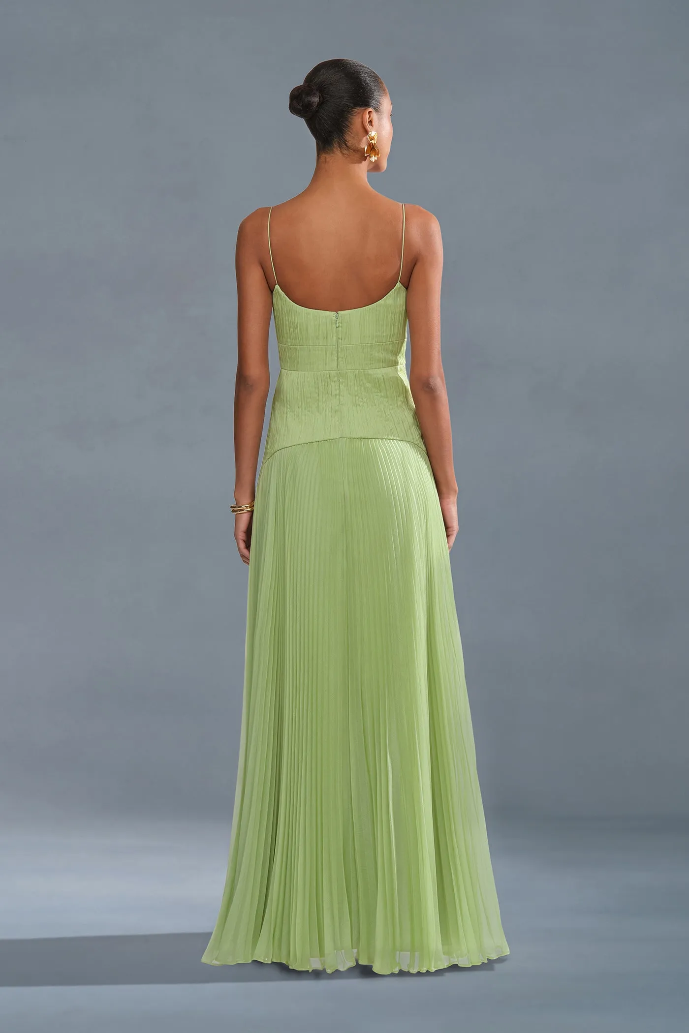 Saylor Pleated Gown sold by AMUR product image thumbnail 3