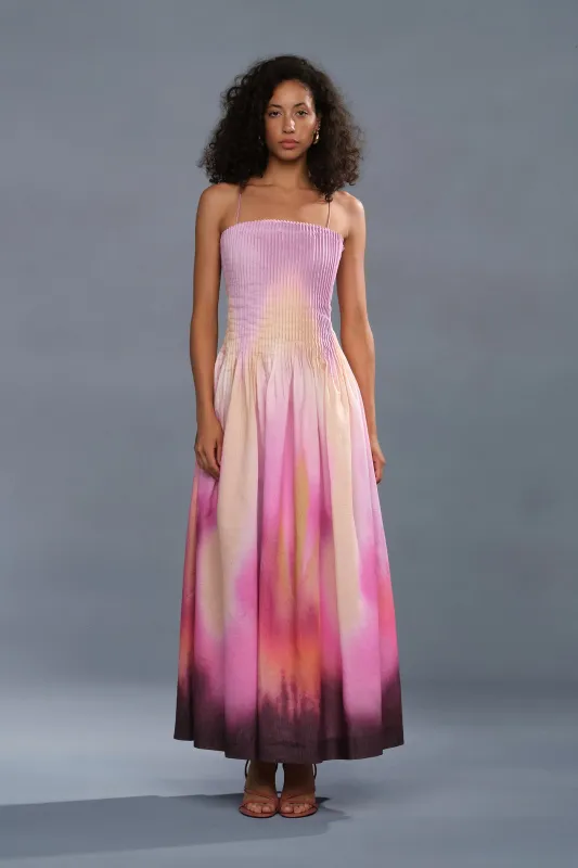 Grecia Pleated Dress made by AMUR