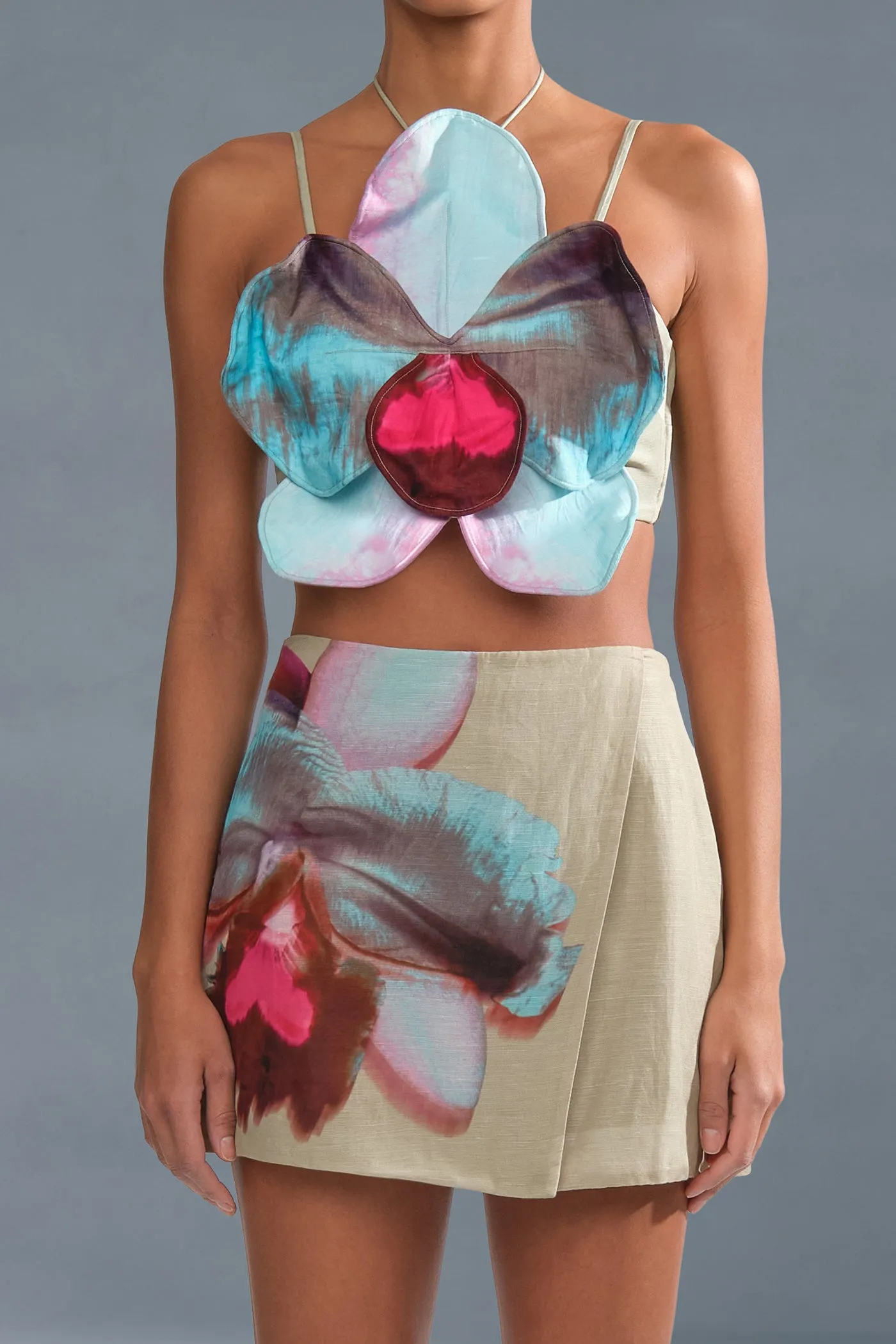 Maisie 3D Orchid Top sold by AMUR product image thumbnail 2