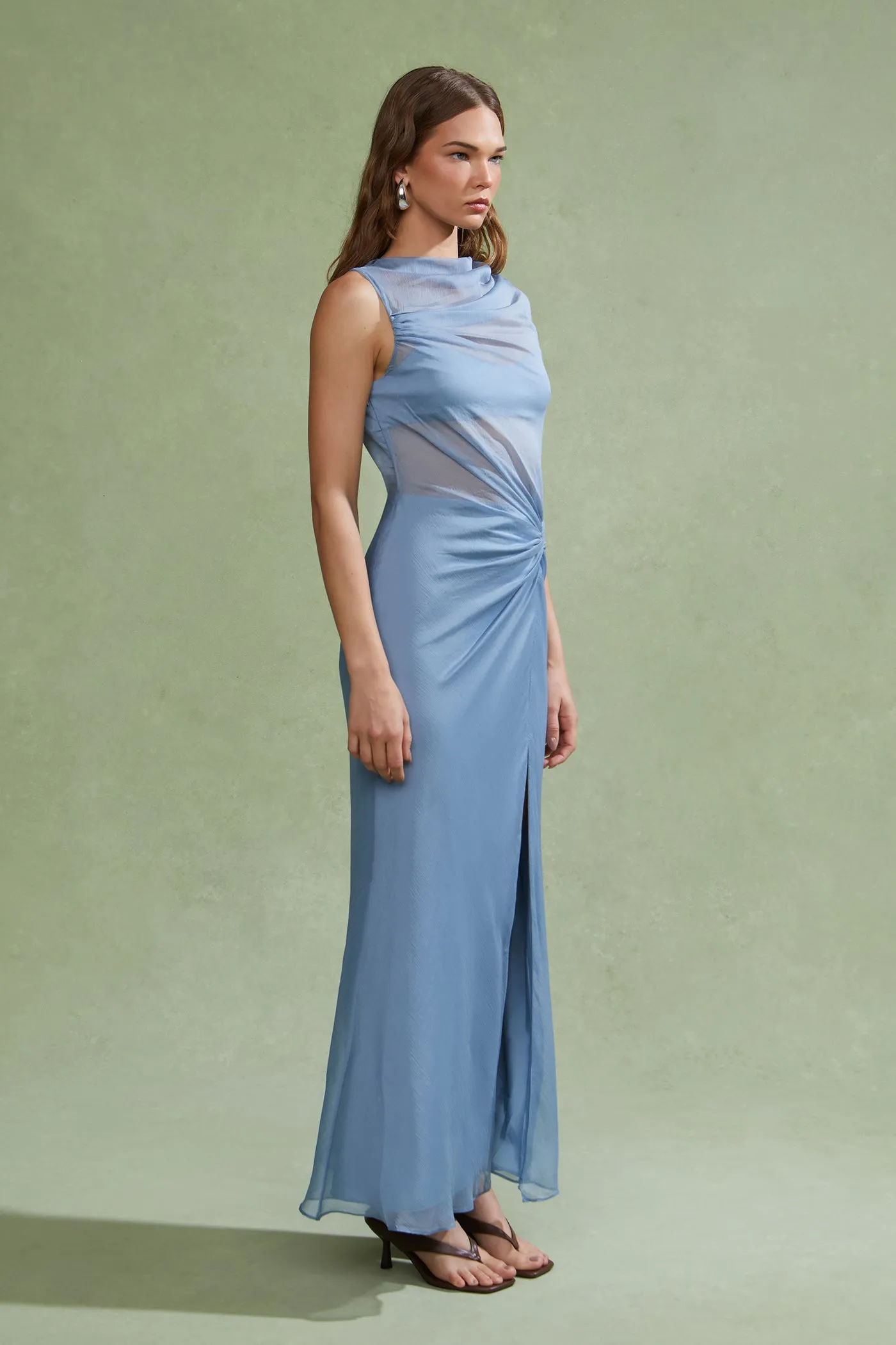 Amille Sheer Gown sold by AMUR product image thumbnail 3