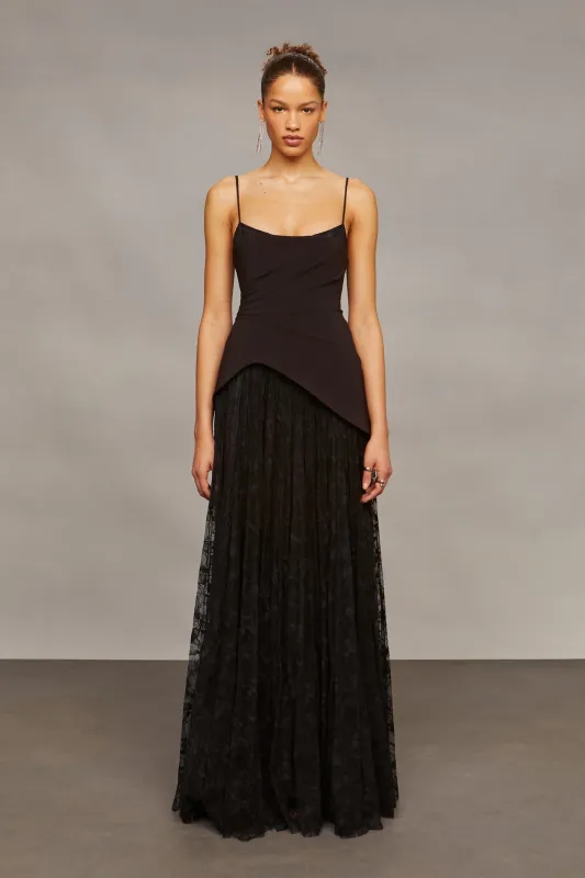 Leighton Pleated Gown made by AMUR