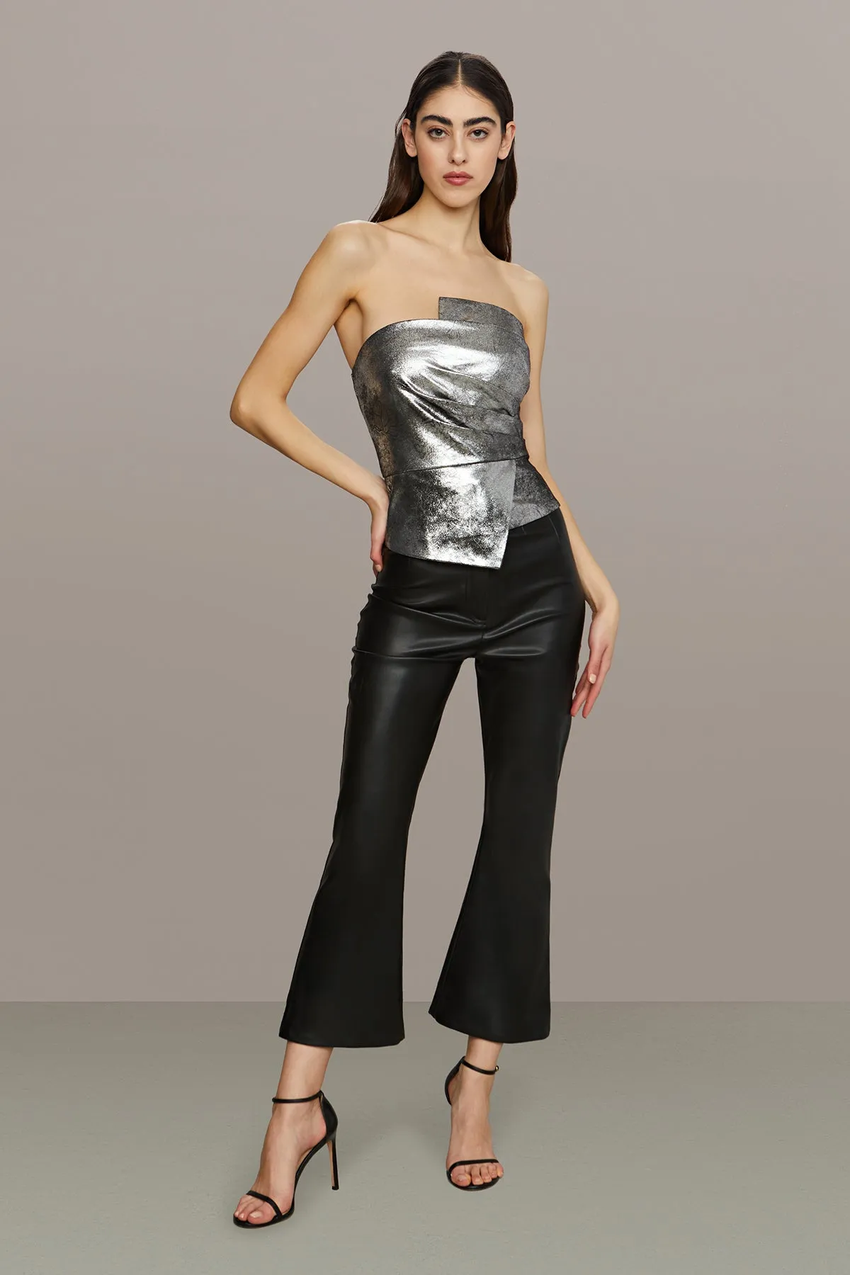 Vallan Leather Crop sold by AMUR product image thumbnail 3