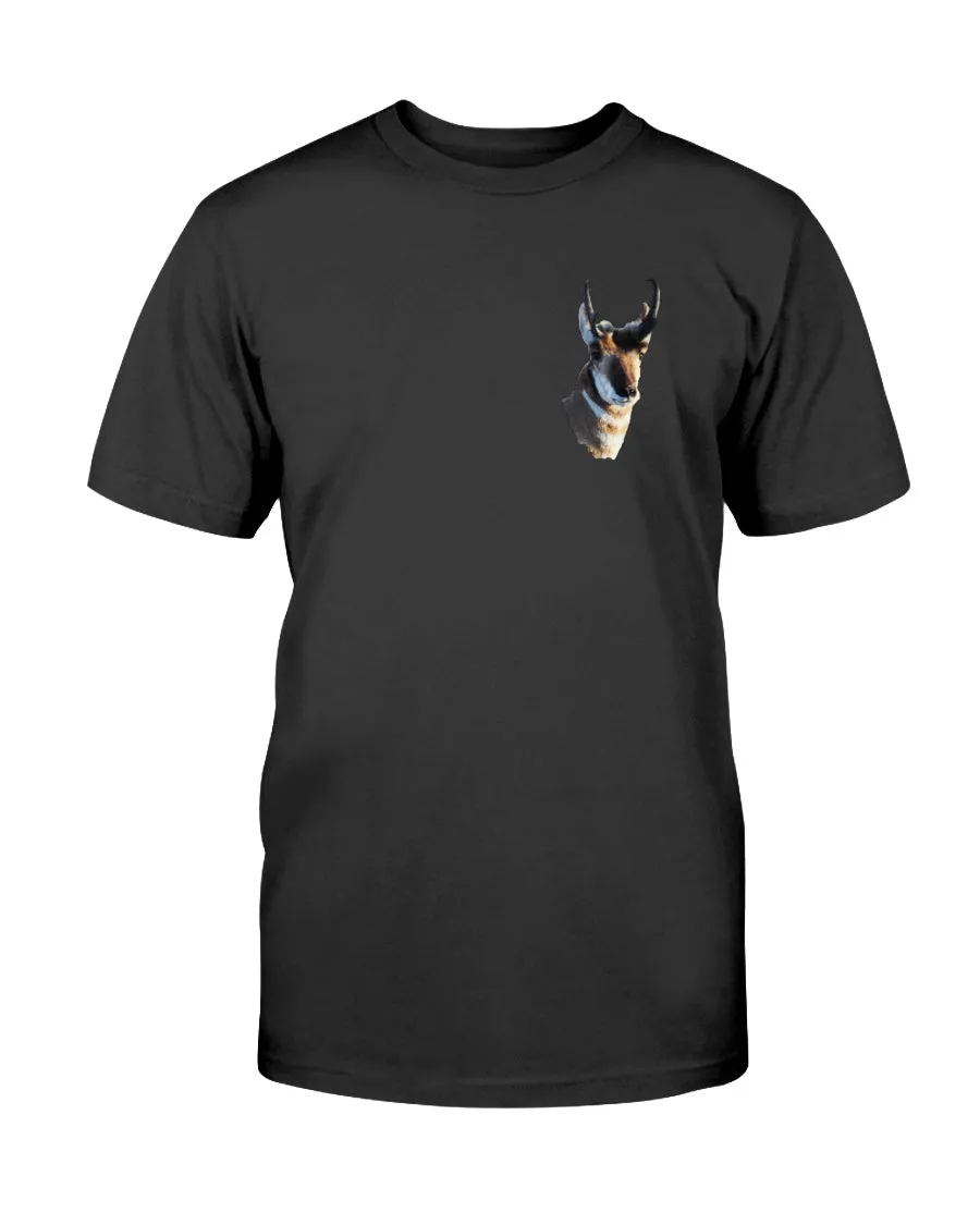 Pronghorn, "WYlife Fund", Moss Apparel, Ultra Cotton T-Shirt sold by Moss Apparel product image thumbnail 5