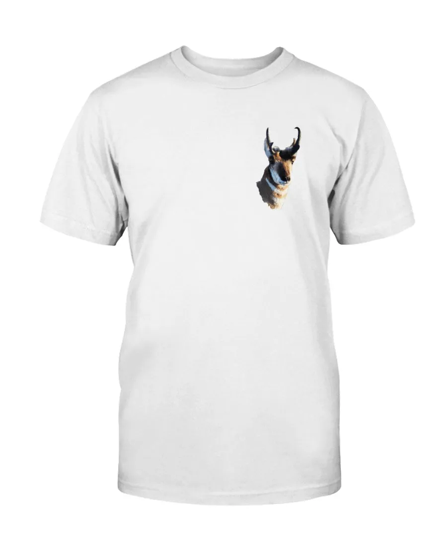 Pronghorn, "WYlife Fund", Moss Apparel, Ultra Cotton T-Shirt sold by Moss Apparel product image thumbnail 3