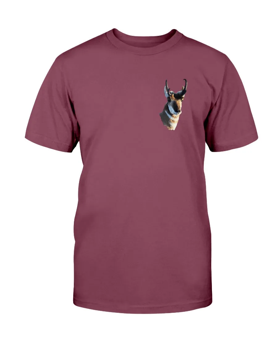 Pronghorn, "WYlife Fund", Moss Apparel, Ultra Cotton T-Shirt sold by Moss Apparel product image thumbnail 4