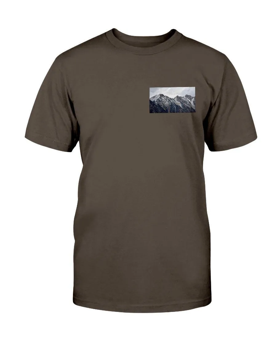 Wyoming Mountain Peaks, The WYldlife Fund, Moss Apparel, Ultra Cotton T-Shirt sold by Moss Apparel product image thumbnail 4