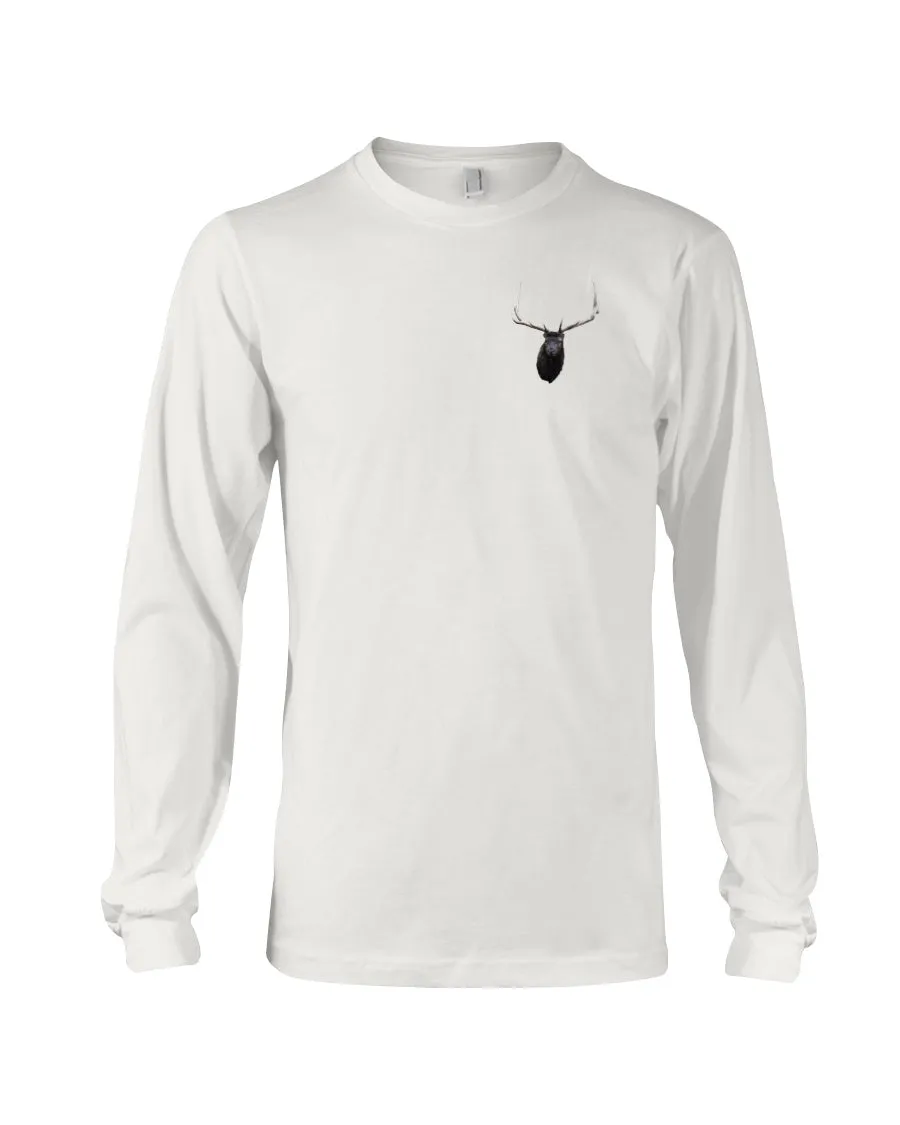 Elk Antlers, The WYldlife Fund, Moss Apparel, Long Sleeve T-Shirt sold by Moss Apparel product image thumbnail 3