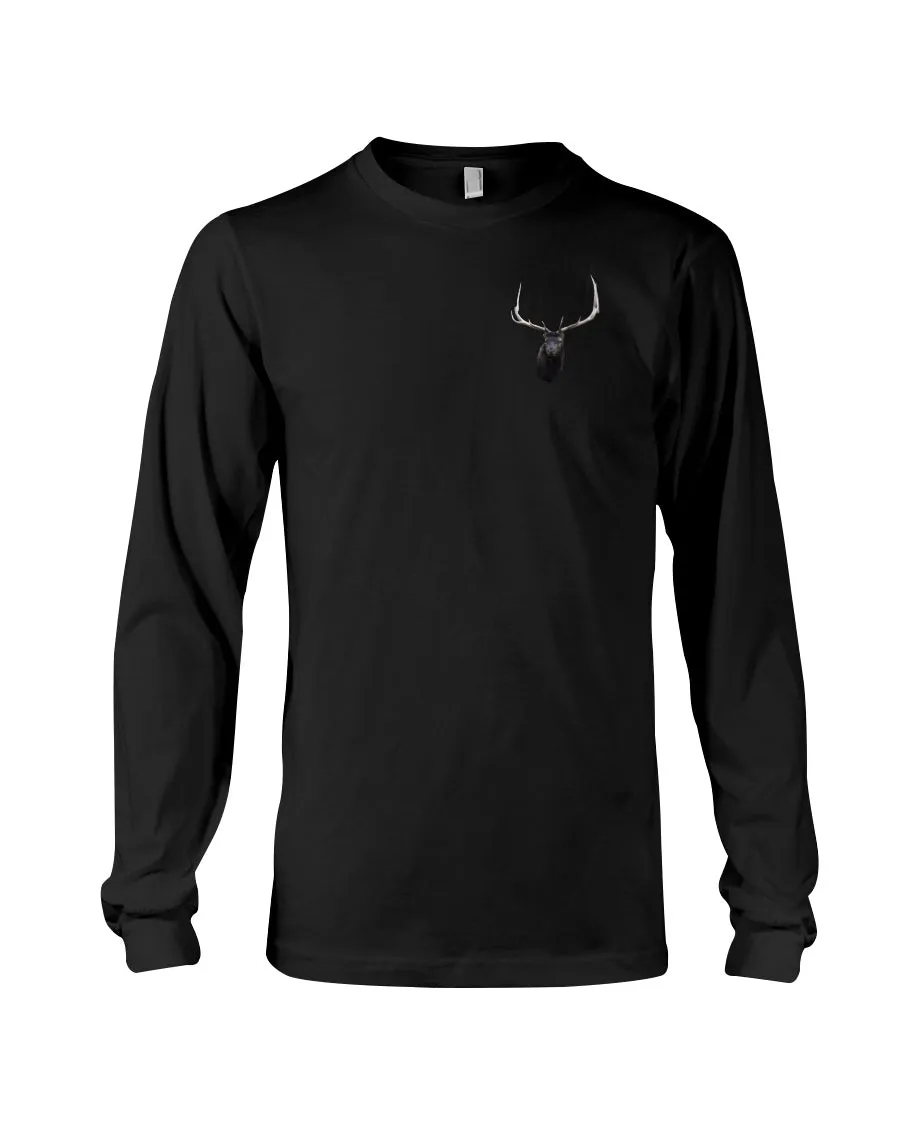 Elk Antlers, The WYldlife Fund, Moss Apparel, Long Sleeve T-Shirt sold by Moss Apparel product image thumbnail 5