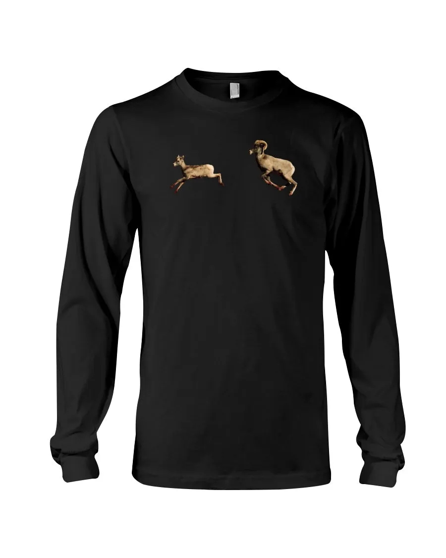 Bighorn Sheep Fun, The WYldlife Fund, Moss Apparel, Long Sleeve T-Shirt sold by Moss Apparel product image thumbnail 5