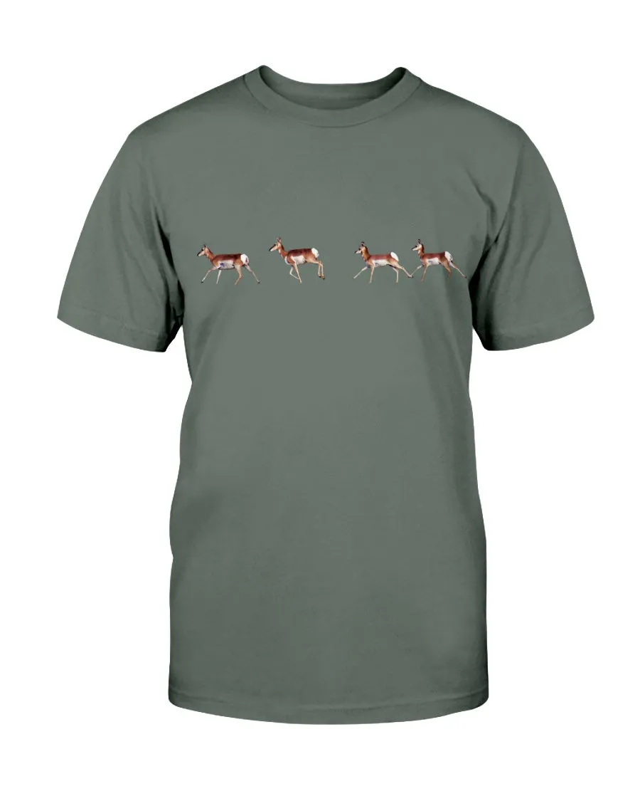 Pronghorn Run, Wyldlife For Tomorrow, Moss Apparel, Unisex T-Shirt sold by Moss Apparel product image thumbnail 5
