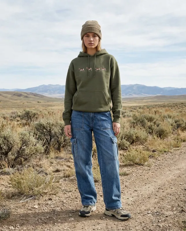 Pronghorn Run, The WYldlife Fund, Moss Apparel, Moss Apparel, Hoodie made by Moss Apparel