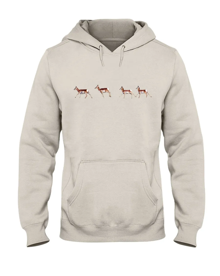 Pronghorn Run, The WYldlife Fund, Moss Apparel, Moss Apparel, Hoodie sold by Moss Apparel product image thumbnail 3