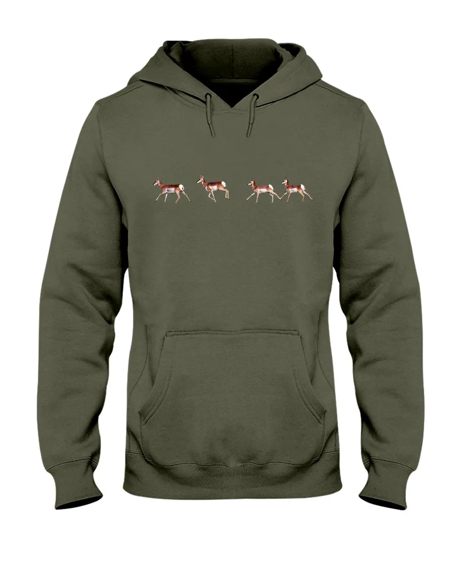 Pronghorn Run, The WYldlife Fund, Moss Apparel, Moss Apparel, Hoodie sold by Moss Apparel product image thumbnail 2
