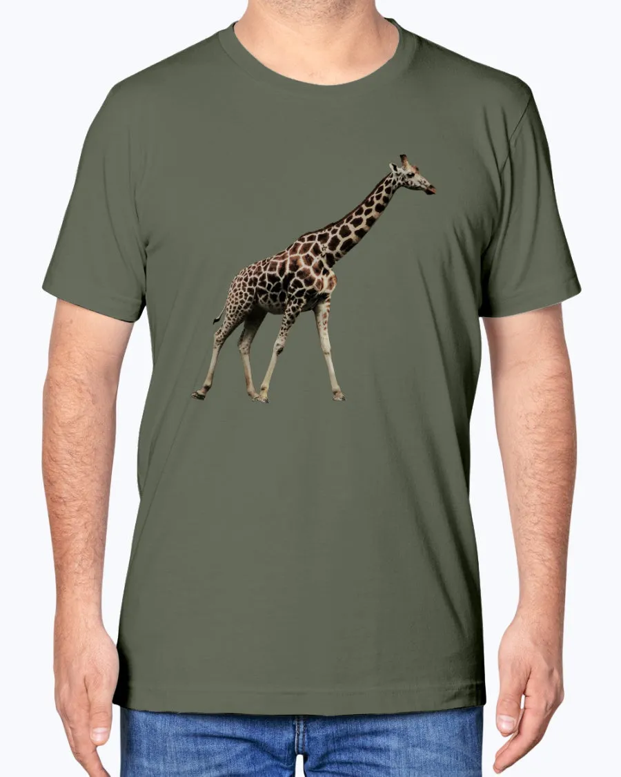Giraffe's stride, Moss Apparel, Animal Lover Gift, Nature, Unisex Casual Wear, Wild Animal, Moss Apparel, Unisex T-Shirt sold by Moss Apparel product image thumbnail 2