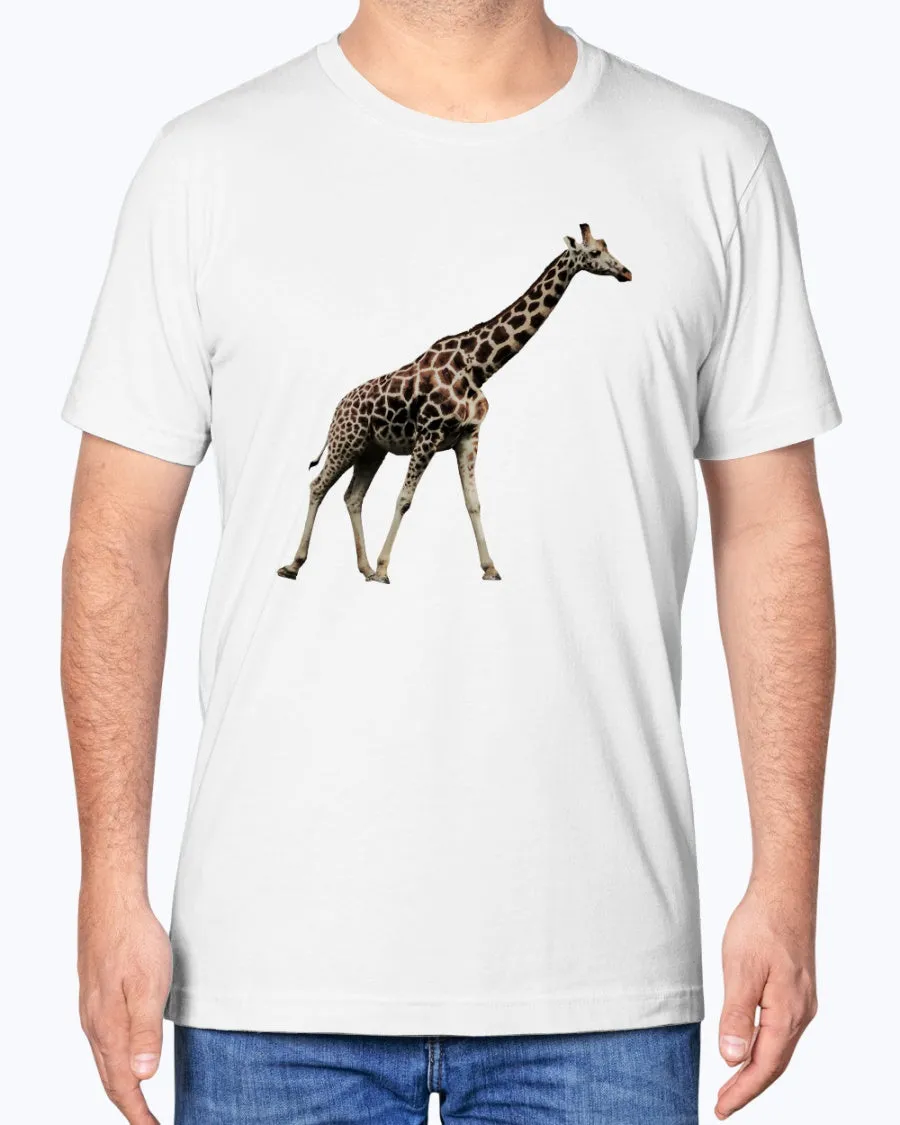 Giraffe's stride, Moss Apparel, Animal Lover Gift, Nature, Unisex Casual Wear, Wild Animal, Moss Apparel, Unisex T-Shirt sold by Moss Apparel product image thumbnail 4