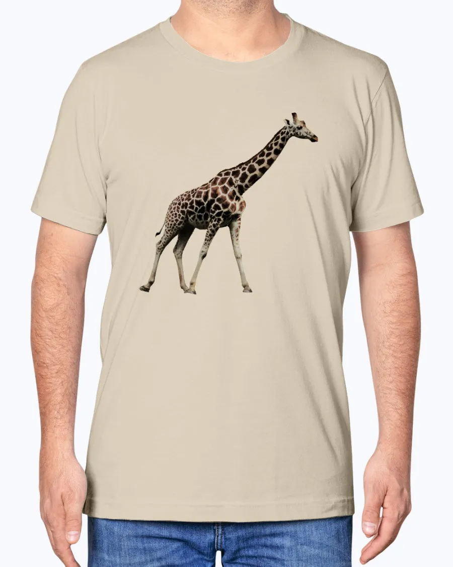 Giraffe's stride, Moss Apparel, Animal Lover Gift, Nature, Unisex Casual Wear, Wild Animal, Moss Apparel, Unisex T-Shirt sold by Moss Apparel product image thumbnail 3
